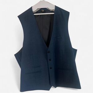 Navy Dark Blue Men's Vest